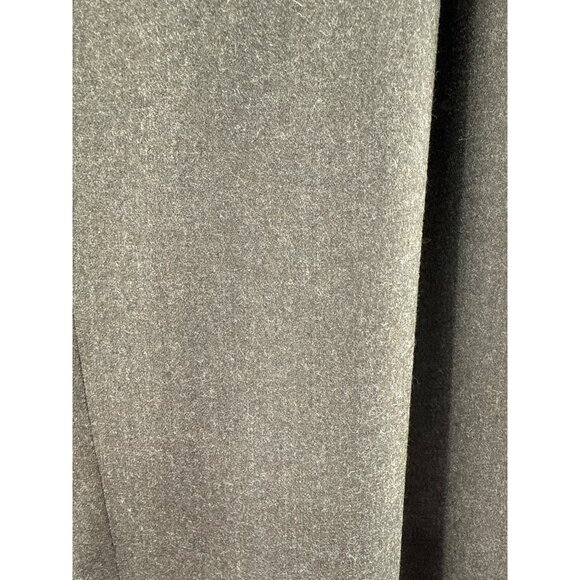 Zignone Italy ENZO MANTOVANI Mens Gray Wool Cashmere Dress Pants Cuffed 40x30 - Picture 3 of 10
